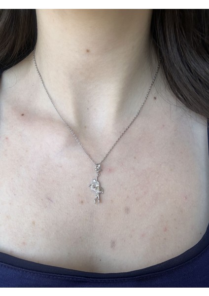 Silver Balerin Kolye