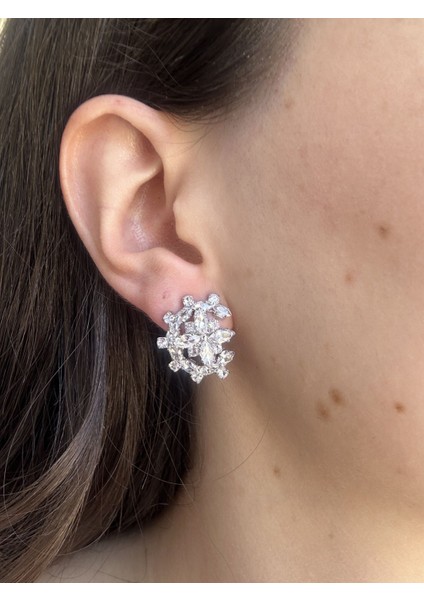 Tasarım Zirkon Taş Küpe