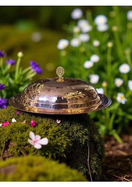 - El Dövmesi Bakır Kapaklı Sunumluk – 40 cm | El Işçiliği, Şık Yemek ve Meyve Sunumları Için Özel Tasarım Sunumluk fırsatları