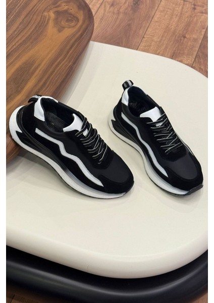 1103 Siyah Hakiki Deri Erkek Sneakers fiyatları