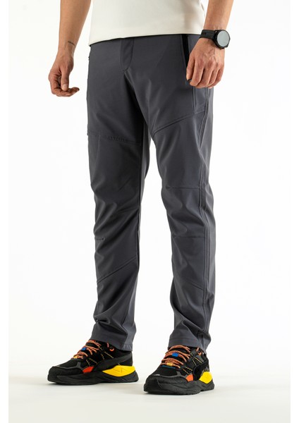 Erkek Gri Nefes Alan Likralı 4 Cepli Pantolon modelleri