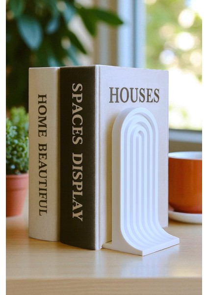 Dekoratif Modern Kitap Durdurucu | Minimalist Şık Tasarım Kitap Tutucu