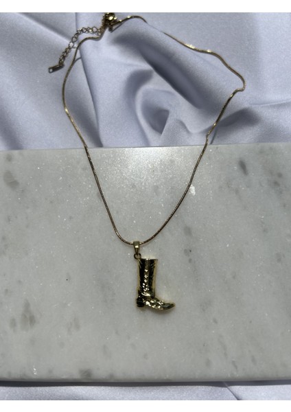 Gold Kovboy Çizmesi Kolye fiyatları