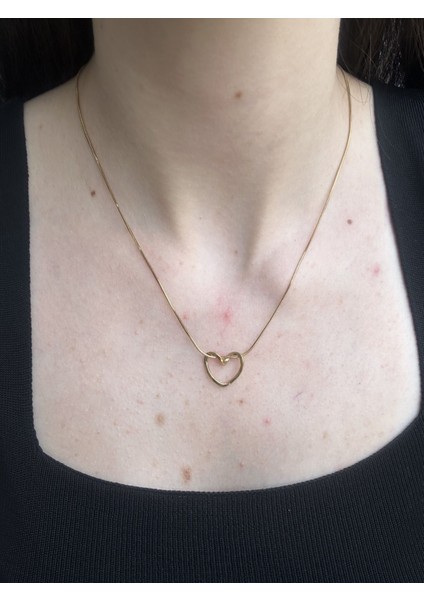 Aşk Düğümü Gold Kolye