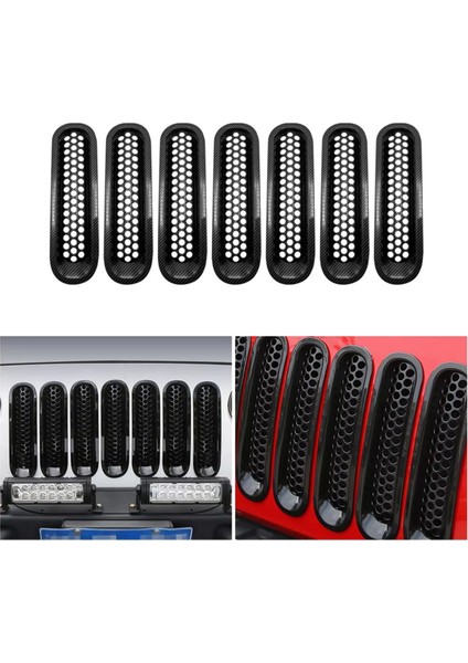 7 Adet Araba Böcek Ağı Klipsli Ön Izgara Izgara Koruyucu Jeep Wrangler Jk Jku 2007-2015 Dış Döşeme (Yurt Dışından) fiyatları