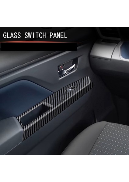 Araba Cam Anahtarı Paneli Trim Sticker Toyota Roomy 2022 Rhd Karbon Fiber Desenli Cam Kaldırma Kontrol Paneli (Yurt Dışından) indirimleri