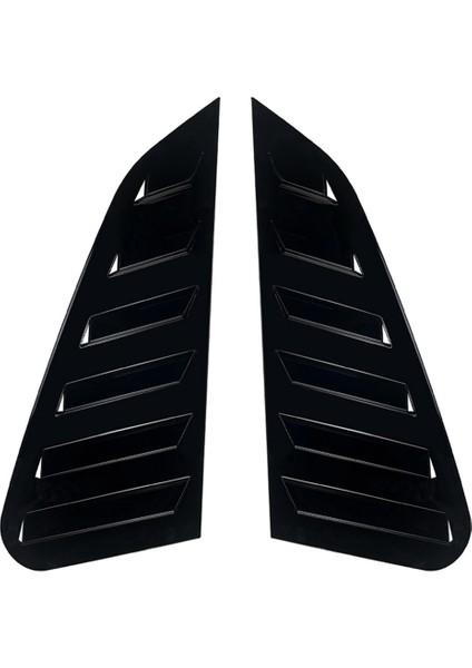 Araba Arka Üçgen Pencere Panjurları Panjurlar Perdeler Kapak Döşeme Subaru Impreza Wrx Stı 2011-2014 Parlak Siyah (Yurt Dışından)