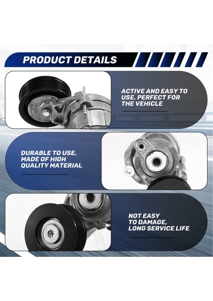 25280-03820 Araba Kasnak Kayış Gergisi Hyundai Elantra IX25 Lafesta Kia K3 Sportage 1.4 T 2016-2023 2528003820 (Yurt Dışından) modelleri