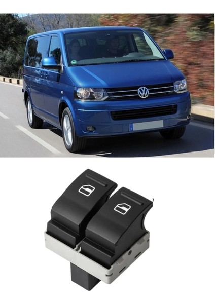 Vw Volkswagen Caravelle T6 2010-2015 Sol Ön Sürücü Kapısı Cam Açma Düğmesi Çiftli Ikili 7E0959855A