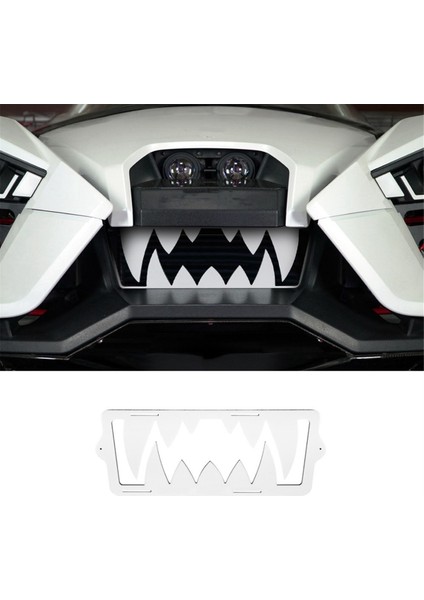 Ön Tampon Orta Izgara Kapağı Fang Trim Polaris Slingshot Sl Le Rs Slr 2015-2024 Aksesuarları Beyaz (Yurt Dışından) fiyatları