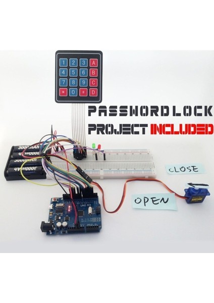Akıl Oyunları Uno R3 Ultimate Başlangıç Seti 190 Parça 395 Elektronik Bileşen Kutulu