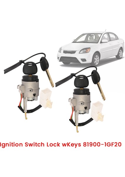 2set Yönlü Kontak Anahtarı Kilidi 81900-1GF20 Kıa Rıo Rıo5 10-11 Silindir Kilidi Alt Montajı 819001GF20 (Yurt Dışından) modelleri