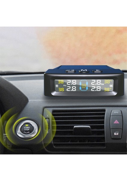 Araba Dış Lastik Basınç Sensörleri Güneş Enerjisi Tpms Lastik Basıncı Izleme Sistemi Lastik Alarmı Dijital Ekran (Yurt Dışından) modelleri