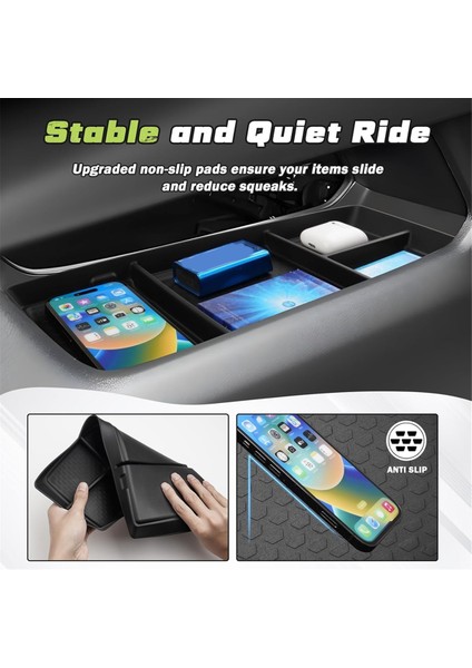 Chevrolet Chevy Equinox 2025 Iç Aksesuarlar Için Araba Alt Orta Konsol Düzenleyici Tepsi (Yurt Dışından) indirimleri