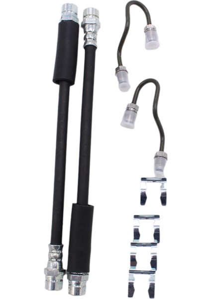 Yeni Arka Fren Boruları Hortumları ve Vw Golf Mk5 Mk6 Touran Audi A3 Tt Için Klips Takımı 3C0611775 1K0611763 4120001, 4120002 (Yurt Dışından) modelleri