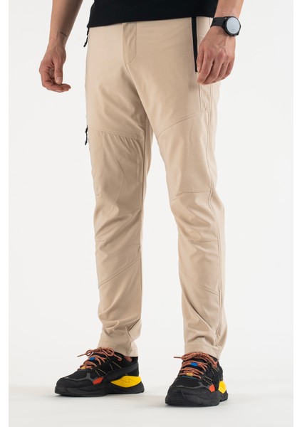 Erkek Taş Rengi Nefes Alan Likralı 4 Cepli Outdoor Pantolon modelleri