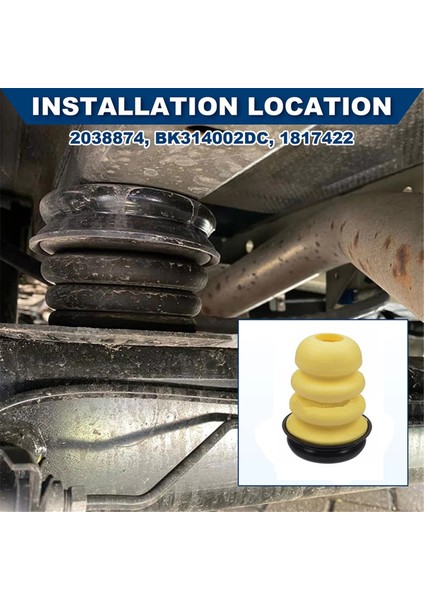 2 Adet Arka Aks Tampon Durdurucu Tek Arka Tekerlek Ford Transit Custom Mk8 2014 250 Ila 310 Serisi BK314002EB (Yurt Dışından) fırsatları