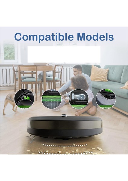 Irobot Roomba Için Yedek Parçalar Combo J7+ J7 Artı Elektrikli Süpürge Parçaları (J7 Için Değil), Kauçuk Fırçalar Hepa Filtreleri (Yurt Dışından) fiyatları