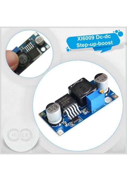 Akıl Oyunları Uyumlu Ayarlanabilir Step Up Boost Voltaj Regülatör Kartı XL6009 4A Dayanıklı PCB Devre fiyatları