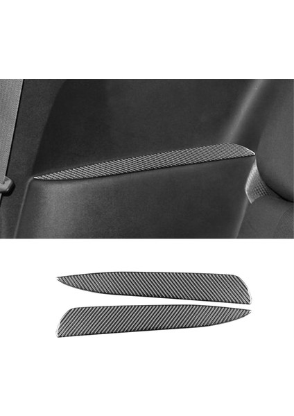 Karbon Fiber Araba Arka Koltuk Kol Dayama Kapağı Trim Çıkartması Chevrolet Camaro 2010-2015 Aksesuarları (Yurt Dışından) indirimleri