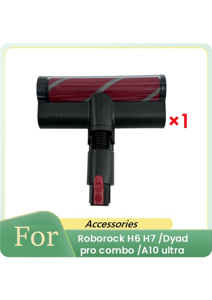 Roborock H6 H7 /dyad Pro Combo /A10 Ultra Vakum Süpürge Eki Yumuşak Silindir Fırça Başlığı Ahşap Zemin Seramik Için (Yurt Dışından)