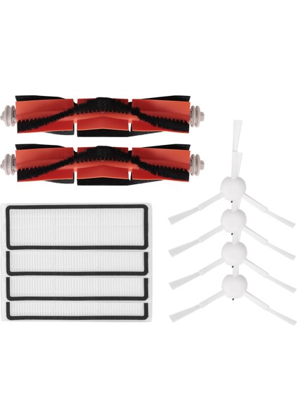 10 Pcs Ana Fırça Yan Fırçalar Xiaomi Mijia 1c Için Filtreler STYTJ01ZHM Robot Vakum Süpürge Parçaları Aksesuarlar (Yurt Dışından) modelleri