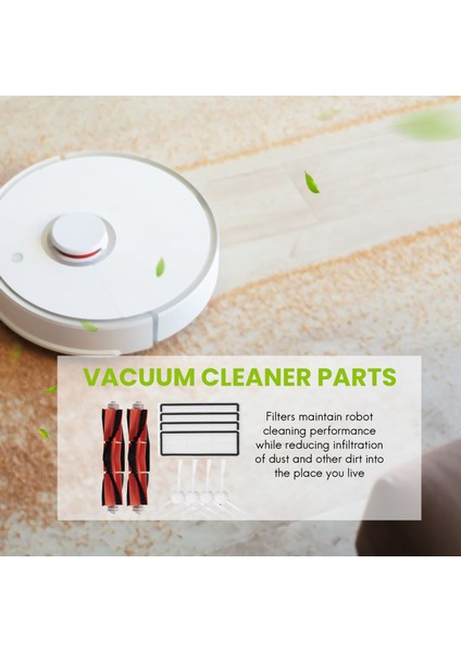 10 Pcs Ana Fırça Yan Fırçalar Xiaomi Mijia 1c Için Filtreler STYTJ01ZHM Robot Vakum Süpürge Parçaları Aksesuarlar (Yurt Dışından) fırsatları