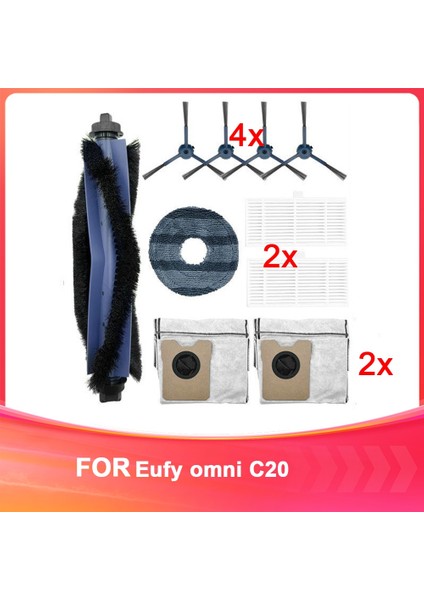 Eufy Robot Vacum Searrıcer Omnı C20 Aksesuarları Vakum Süpürge Sarf Malzemeleri. (Yurt Dışından)