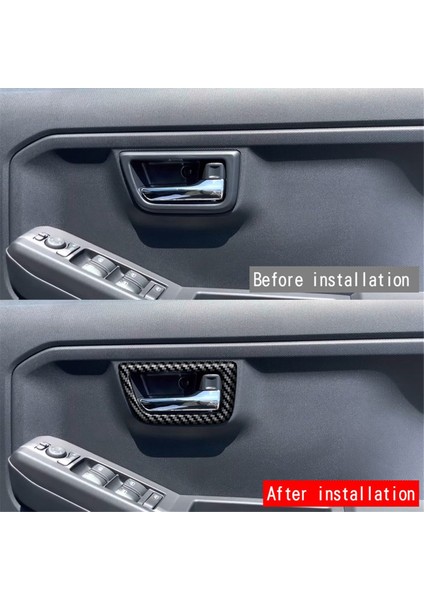 Araba Iç Kapı Kolu Kapı Kolu Döşeme Çerçevesi Daihatsu Taft 2024 Araba Iç Aksesuarları Karbon Fiber Desen (Yurt Dışından) modelleri