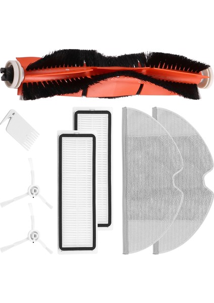 8pcs Hepa Filtre Ana Fırça Mop Bez Yedek Kitleri Xiaomi Mijia 1c 2c / STYTJ01ZHM Robot Vakum Süpürge Parçaları (Yurt Dışından) modelleri