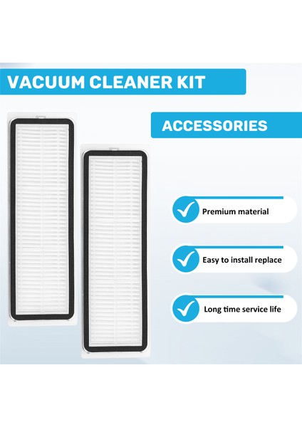 8pcs Hepa Filtre Ana Fırça Mop Bez Yedek Kitleri Xiaomi Mijia 1c 2c / STYTJ01ZHM Robot Vakum Süpürge Parçaları (Yurt Dışından) indirimleri