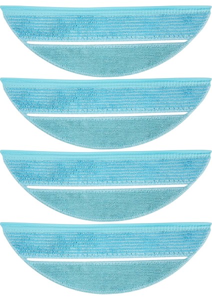 4pcs Cecotec Conga Ultra 2290 Aksesuarlar Için Mop Bezleri Robotik Vakum Süpürge Parçaları (Yurt Dışından)