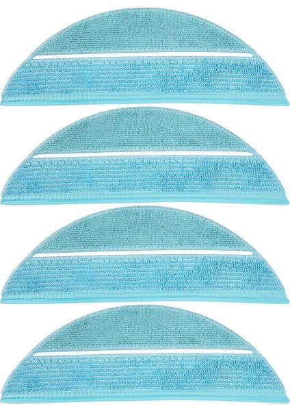 4pcs Cecotec Conga Ultra 2290 Aksesuarlar Için Mop Bezleri Robotik Vakum Süpürge Parçaları (Yurt Dışından) modelleri