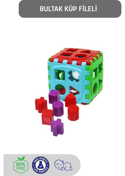 Bultak Küp Angry Birds Temalı BPA İçermez Yuvarlatılmış Kenarlı Montessori Uyumlu Eğitici Küp
