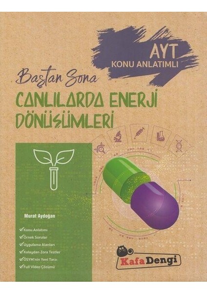 Ayt Canlılarda Enerji Dönüşümleri Baştan Sona Konu Anlatımlı - Murat Aydoğan