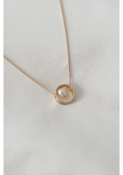 Gold Renk Minimal Kalp Figür Kadın Kolye - PRT3500EB00199 fiyatları