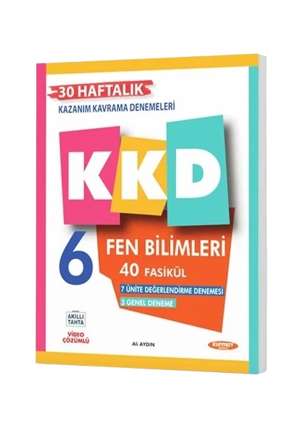 6.Sınıf 2024 Fen Bilimleri Kazanım Kavrama Denemeleri 40 Fasikül