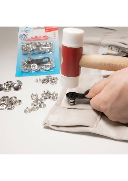 10,5 mm Klikıt Bebe Çıtçıt Kendin Yap Kiti,bebek Giysi, Gömlek, Triko, Esnek ve Ince Kumaşlar Için Çekiçle Uygulama Aparatları ve Gümüş Renk 25 Adet Tırnaklı Klikıt Bebe Çıtçıt Düğme Takım modelleri