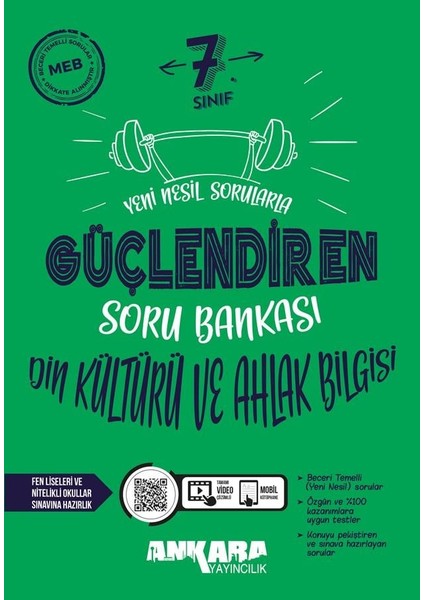 7.Sınıf Din Kültürü Kültürü ve Ahlak Bilgisi Güçlendiren Soru Bankası