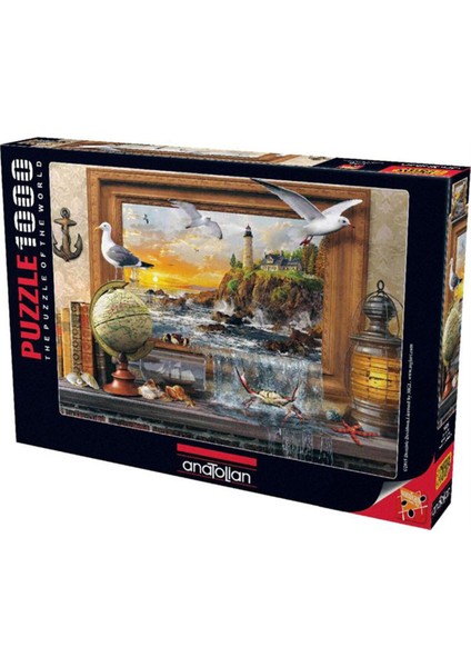 Puzzle 1000 Parça Denize Ait Orta Zorluk Canlı Renkler Yüksek Baskı Kalitesi