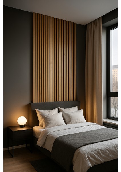 Mdf Tabanlı Çıtalı Duvar Paneli 24X280 cm – Akustik Dekoratif Panel | 8 mm Kalınlık modelleri