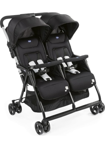 Nessiworld Chicco Ohlala Twin Ikiz Bebek Arabası Black Nigth