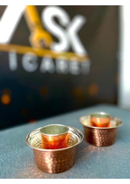 El Yapımı Bakır Çekiç Dövme Rakı Bardaklık, Ehl-I Keyif Için Şık ve Zarif Tasarım fiyatları