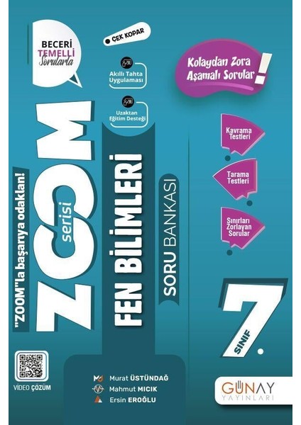 7. Sınıf Yeni Zoom Fen Bilimleri Soru Bankası