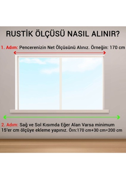 Ahşap Rustik Perde Askısı Antrasit Renk Kayın ve Alüminyum Gövdeli Dekoratif Model fırsatları