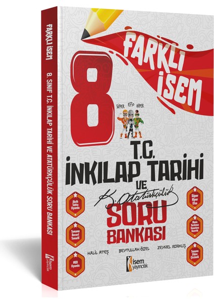 8. Sınıf İnkılap Tarihi ve Atatürkçülük Farklı Soru Bankası
