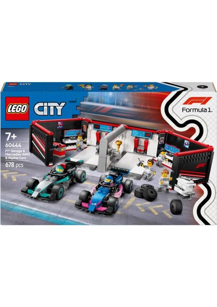 Nessiworld LEGO City F1 Garajı ve Mercedes-Amg ve Alpine Arabaları 60444 modelleri