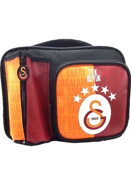 Galatasaray Lisanslı Beş Yıldız Temalı Çelik Termoslu Ilkokul Çanta Seti -Dört Parçalı Set indirimleri