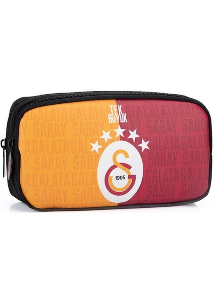 Galatasaray Lisanslı Beş Yıldız Temalı Çelik Termoslu Ilkokul Çanta Seti -Dört Parçalı Set