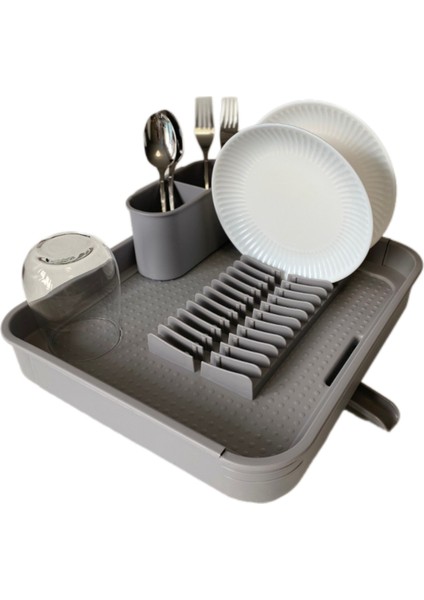 Açılır Kapanır Gri Sürgülü Bulaşık Kurutma ve Tabaklık Sepeti fiyatları